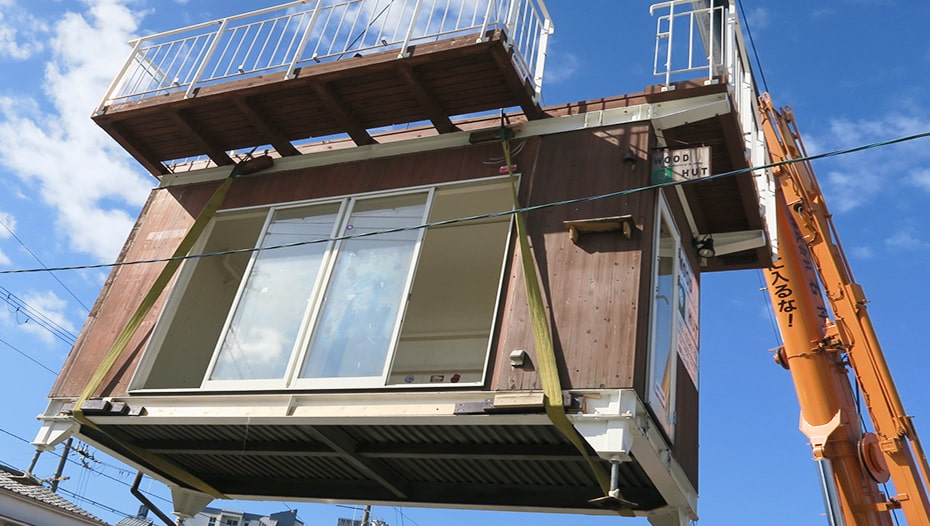 動く小商い×WOOD HUT（小屋）クリエイター